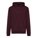 Unisex-Kapuzenpullover aus angerautem Sweatstoff, 340 g/m², Iqoniq Joshua farbe granatrot