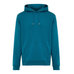 Unisex-Kapuzenpullover aus angerautem Sweatstoff, 340 g/m², Iqoniq Joshua farbe blaugrau