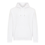 Unisex-Kapuzenpullover aus angerautem Sweatstoff, 340 g/m², Iqoniq Joshua farbe gebrochen weiß