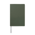 A5-Notizbuch mit Softcover aus Recyclingpapier, liniert farbe grün