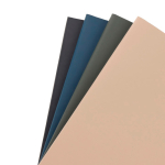 A5-Notizbuch mit Softcover aus Recyclingpapier, liniert farbe grün Ansicht in verschiedenen Farben