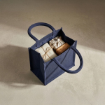 Mittelgroße Tasche aus recycelter Baumwolle mit laminiertem Innenraum, 220 g/m² Detailbild 3