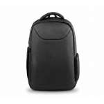 Wasserfester Hartschalenrucksack aus Polyester für 15,6-Zoll-Laptops farbe schwarz erste Ansicht