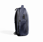 Wasserfester Hartschalenrucksack aus Polyester für 15,6-Zoll-Laptops farbe köngisblau Detailbild 3