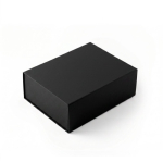 Präsentationsbox aus festem Karton mit Magnetverschluss, 1.200 g/m² farbe schwarz zweite Ansicht