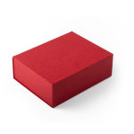 Präsentationsbox aus festem Karton mit Magnetverschluss, 1.200 g/m² farbe rot zweite Ansicht