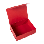 Präsentationsbox aus festem Karton mit Magnetverschluss, 1.200 g/m² farbe rot dritte Ansicht