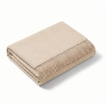 Große Decke aus Acryl und Viskose mit weicher Oberfläche, 250 g/m² farbe braun dritte Ansicht