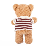 Teddybär aus Polyester mit personalisierbarem Strickpullover farbe natürliche farbe vierte Ansicht