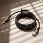 Magnetisches USB-C-Ladekabel mit Schnellladefunktion, 60 W farbe schwarz fünfte Ansicht