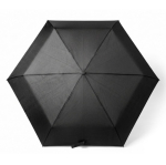 Faltbarer Regenschirm aus Polyester mit Hartschale, Ø 92 cm farbe schwarz vierte Ansicht