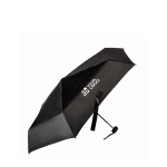 Faltbarer Regenschirm aus Polyester mit Hartschale, Ø 92 cm farbe schwarz Ansicht mit Druckbereich