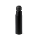 Edelstahlflasche mit verstärktem Tropfschutzverschluss, 750 ml farbe schwarz zweite Ansicht