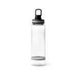Transparente Trinkflasche aus recyceltem Kunststoff mit Trinkaufsatz und Griff, 750 ml farbe weiß zweite Ansicht