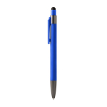 Aluminium-Kugelschreiber mit Touchpen und blauer Tinte farbe köngisblau zweite Ansicht