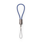 Schlüsselanhänger mit USB-C-Ladekabel, 60 W und Datenübertragung farbe marineblau zweite Ansicht