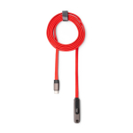 USB-C-Ladekabel mit klappbarer Handyhalterung, 60 W farbe rot zweite Ansicht