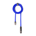 USB-C-Ladekabel mit klappbarer Handyhalterung, 60 W farbe köngisblau zweite Ansicht