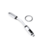 Schlüsselanhänger mit USB-C-Ladekabel, Leistungsanzeige und 60 W farbe grau zweite Detailansicht