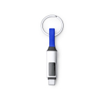 Schlüsselanhänger mit USB-C-Ladekabel, Leistungsanzeige und 60 W farbe köngisblau zweite Ansicht
