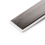 Glänzender Metall-Schlüsselanhänger mit Stift zum Ordnen von Schlüsseln farbe silber zweite Detailansicht