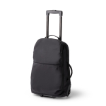 Trolley aus recyceltem Nylon mit Fächern und Griffen farbe schwarz erste Gebrauchsansicht