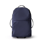Trolley aus recyceltem Nylon mit Fächern und Griffen farbe marineblau zweite Ansicht