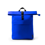 Laptoprucksack aus recyceltem Polyester mit erweiterbarem Hauptfach, 15 Zoll farbe köngisblau zweite Ansicht
