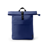Laptoprucksack aus recyceltem Polyester mit erweiterbarem Hauptfach, 15 Zoll farbe marineblau zweite Ansicht