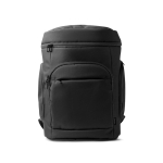Gepolsterter Laptoprucksack aus recyceltem Polyester mit Öffnung oben, 15 Zoll farbe schwarz zweite Ansicht