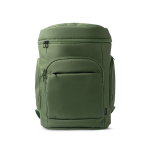 Gepolsterter Laptoprucksack aus recyceltem Polyester mit Öffnung oben, 15 Zoll farbe dunkelgrün zweite Ansicht