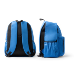 Laptoptasche aus recyceltem Kunststoff mit gepolstertem Rückenteil, 17 Zoll farbe köngisblau erste Detailansicht