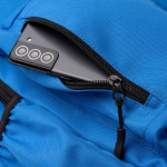 Laptoptasche aus recyceltem Kunststoff mit gepolstertem Rückenteil, 17 Zoll farbe köngisblau dritte Detailansicht