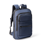 Erweiterbarer Business-Rucksack aus 900D-Nylon für 17-Zoll-Laptops farbe marineblau erste Gebrauchsansicht