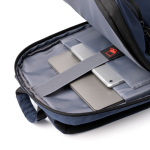 Erweiterbarer Business-Rucksack aus 900D-Nylon für 17-Zoll-Laptops farbe marineblau dritte Detailansicht