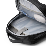 Laptoptasche aus recyceltem Nylon mit Diebstahlschutzfach, 16 Zoll farbe schwarz zweite Detailansicht