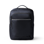 Laptoptasche aus recyceltem Nylon mit Diebstahlschutzfach, 16 Zoll farbe marineblau zweite Ansicht