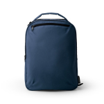 Laptop-Rucksack aus recyceltem Polyester mit gepolstertem Rücken und Schultergurten, 14 Zoll farbe marineblau zweite Ansicht