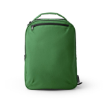 Laptop-Rucksack aus recyceltem Polyester mit gepolstertem Rücken und Schultergurten, 14 Zoll farbe dunkelgrün zweite Ansicht