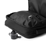 Rucksack aus recyceltem Polyester mit Vakuumkompression und elektrischer Pumpe, 15 Zoll farbe schwarz zweite Detailansicht