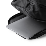 Rucksack aus recyceltem Polyester mit Vakuumkompression und elektrischer Pumpe, 15 Zoll farbe schwarz dritte Detailansicht