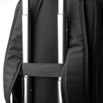 Rucksack aus recyceltem Polyester mit Vakuumkompression und elektrischer Pumpe, 15 Zoll farbe schwarz sechste Detailansicht