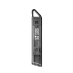 Sicherheitsmesser mit transparentem Gehäuse und selbsteinziehender Klinge Hauptansicht
