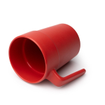 Keramiktasse mit ergonomischem Henkel und farbiger Innenseite, 250 ml farbe rot erste Detailansicht