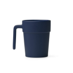 Keramiktasse mit ergonomischem Henkel und farbiger Innenseite, 250 ml farbe marineblau zweite Ansicht