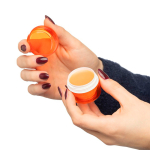 Lippenbalsam mit Fruchtgeschmack und passendem Farbton im transparenten Tiegel,12 g zweite Ansicht