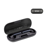 Kabellose BrandCharger-Kopfhörer mit USB-C-Ladeetui farbe graphit Ansicht mit Druckbereich