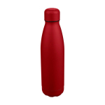 Tropffreie Trinkflasche aus recyceltem Edelstahl mit matter Oberfläche, 700 ml farbe bordeaux fünfte Ansicht