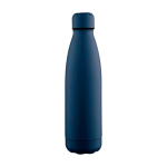 Tropffreie Trinkflasche aus recyceltem Edelstahl mit matter Oberfläche, 700 ml farbe blau sechste Ansicht