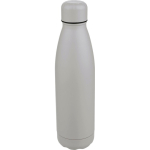 Tropffreie Trinkflasche aus recyceltem Edelstahl mit matter Oberfläche, 700 ml farbe grau sechste Ansicht